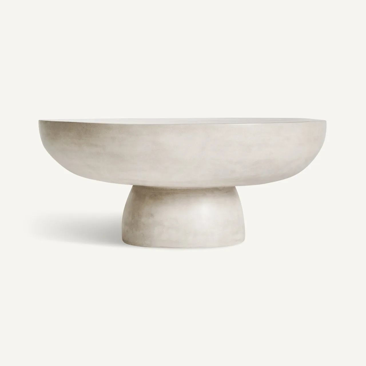 Table basse Naima grès gris 92 x 92 cm Vical Home