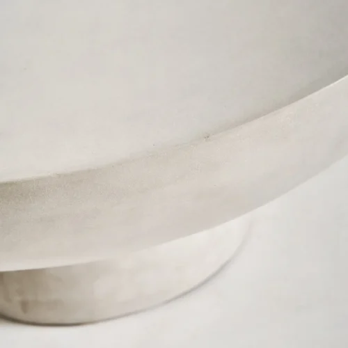 Table basse Naima grès gris 92 x 92 cm Vical Home — vue 2