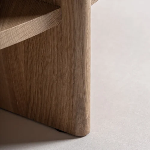 Table basse Nara chêne et travertin noir Vical Home — vue 6