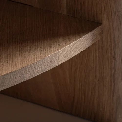Table basse Nara chêne et travertin noir Vical Home — vue 7