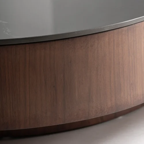 Table basse Neufs noir et noyer 100 cm Vical Home — vue 4