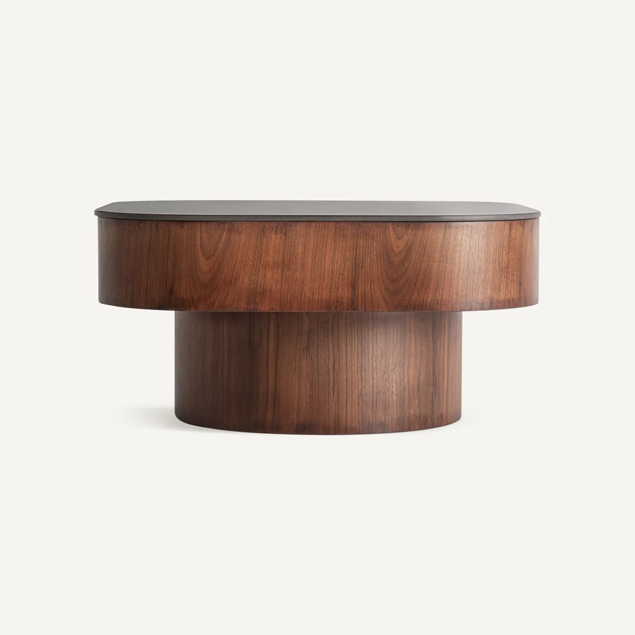 Table basse Neufs noir et noyer 70 cm Vical Home