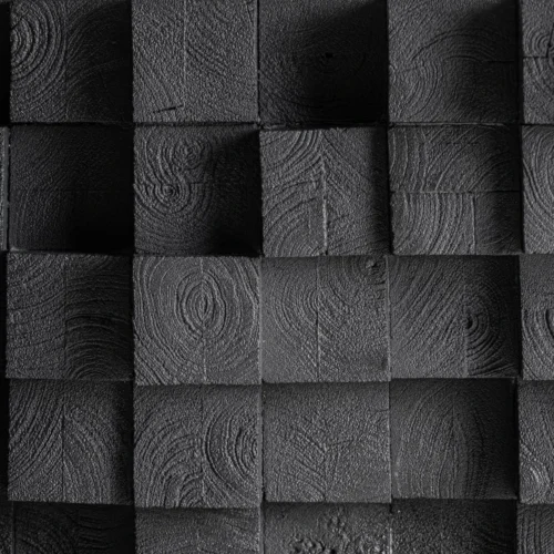 Table basse Pètria manguier noir sablé et verre Vical Home — vue 4