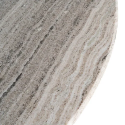 Table basse pierre naturelle beige Ixia 100 cm — vue 3