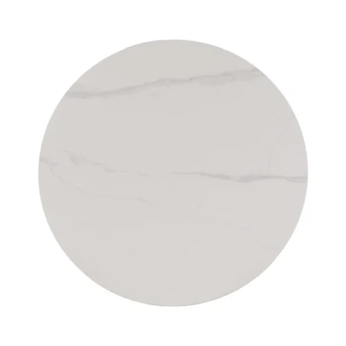 Table basse plateau céramique effet marbre piètement métal Ixia 80 x 35 cm — vue 7