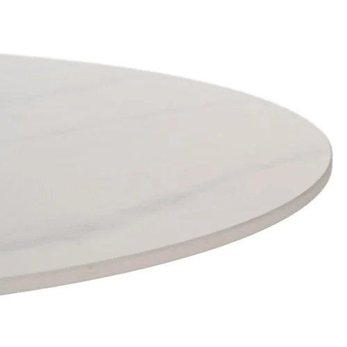 Table basse plateau céramique effet marbre piètement métal Ixia 80 x 45 cm — vue 5