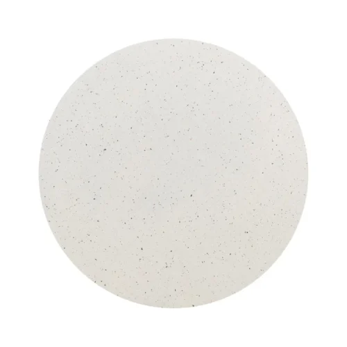 Table basse plateau fibre de magnésium blanche Ixia 90 cm — vue 7