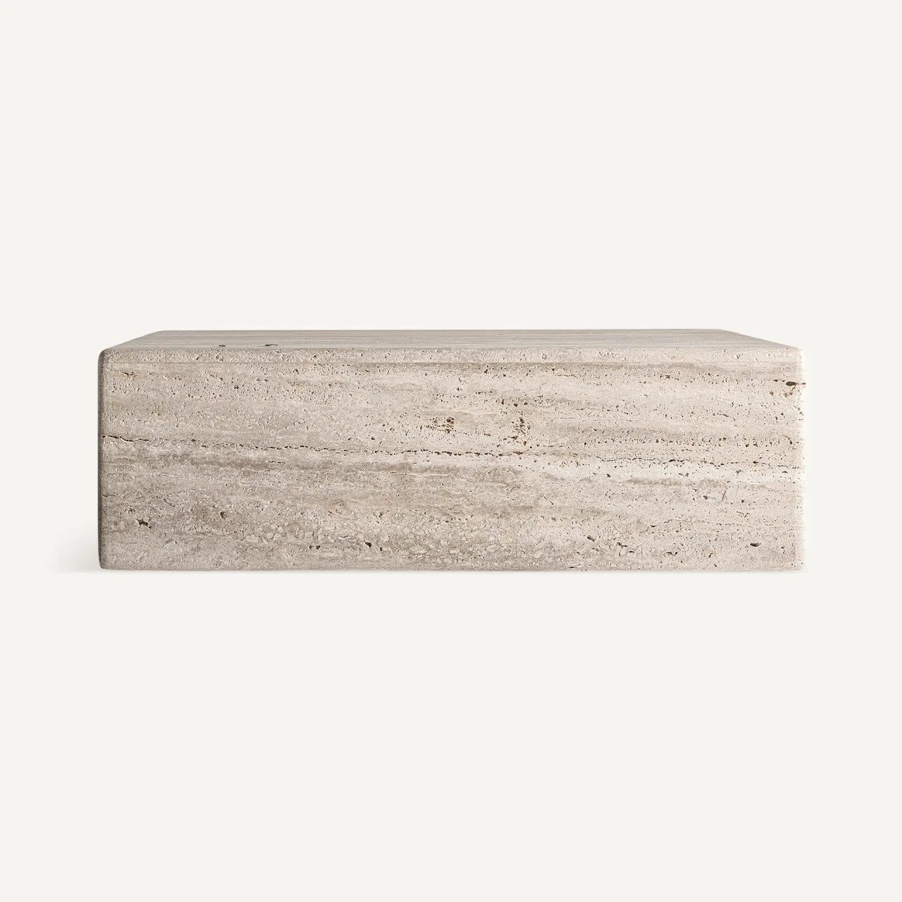 Table basse Rapolano travertin beige 80 x 80 Vical Home
