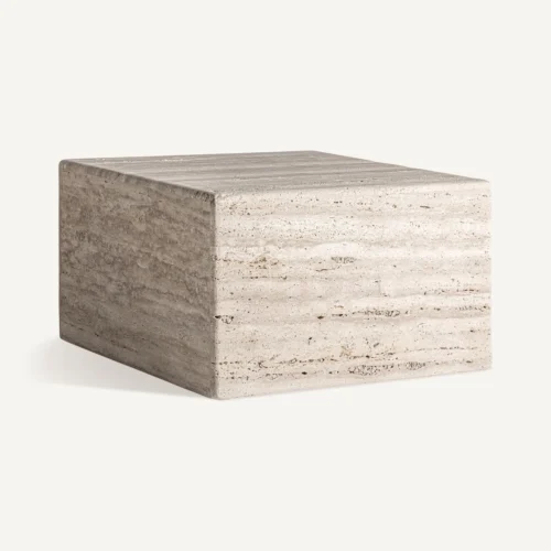 Table basse Rapolano travertin beige Vical Home — vue 2
