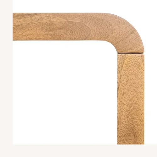 Table basse rectangulaire allongée plateau épais bois de manguier naturel Ixia 147,5 cm — vue 8