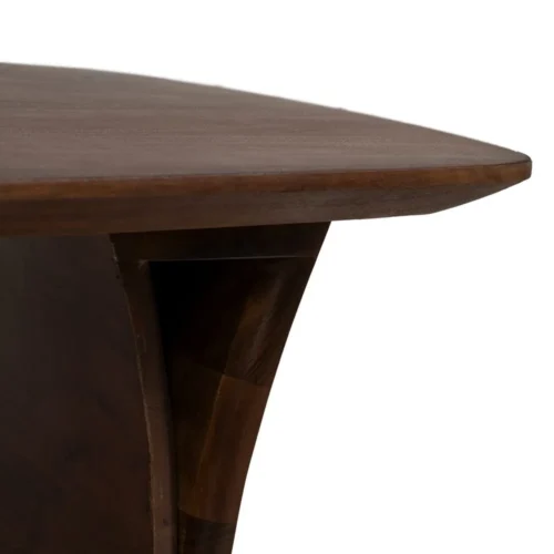 Table basse rectangulaire bois d'acacia brun Ixia 130 cm — vue 7
