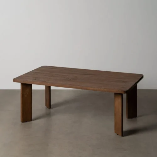 Table basse rectangulaire bois de manguier marron Ixia 115 cm — vue 2