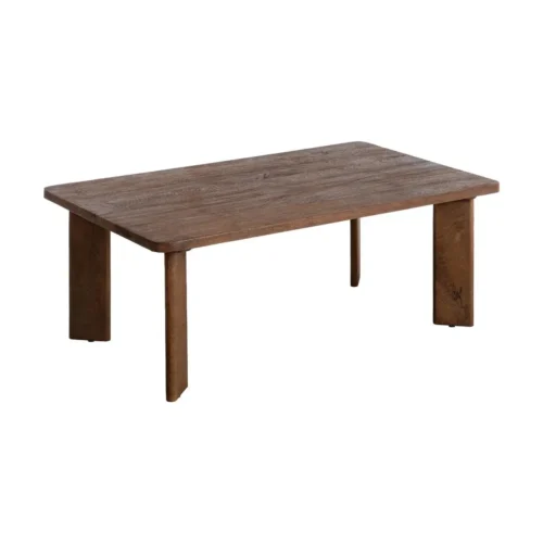 Table basse rectangulaire bois de manguier marron Ixia 115 cm — vue 3