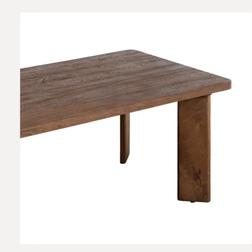 Table basse rectangulaire bois de manguier marron Ixia 115 cm — vue 4