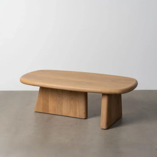 Table basse rectangulaire bois de manguier naturel Ixia 120 cm — vue 2