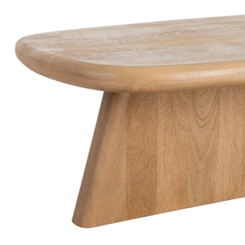 Table basse rectangulaire bois de manguier naturel Ixia 120 cm — vue 5
