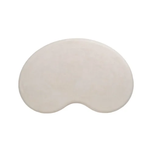 Table basse organique laquée blanche Ixia 125 cm — vue 7