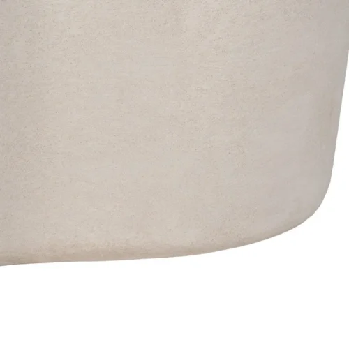 Table basse organique laquée blanche Ixia 125 cm — vue 8