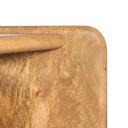 Table basse rectangulaire piètement haut bois de manguier naturel Ixia 121 cm — vue 6