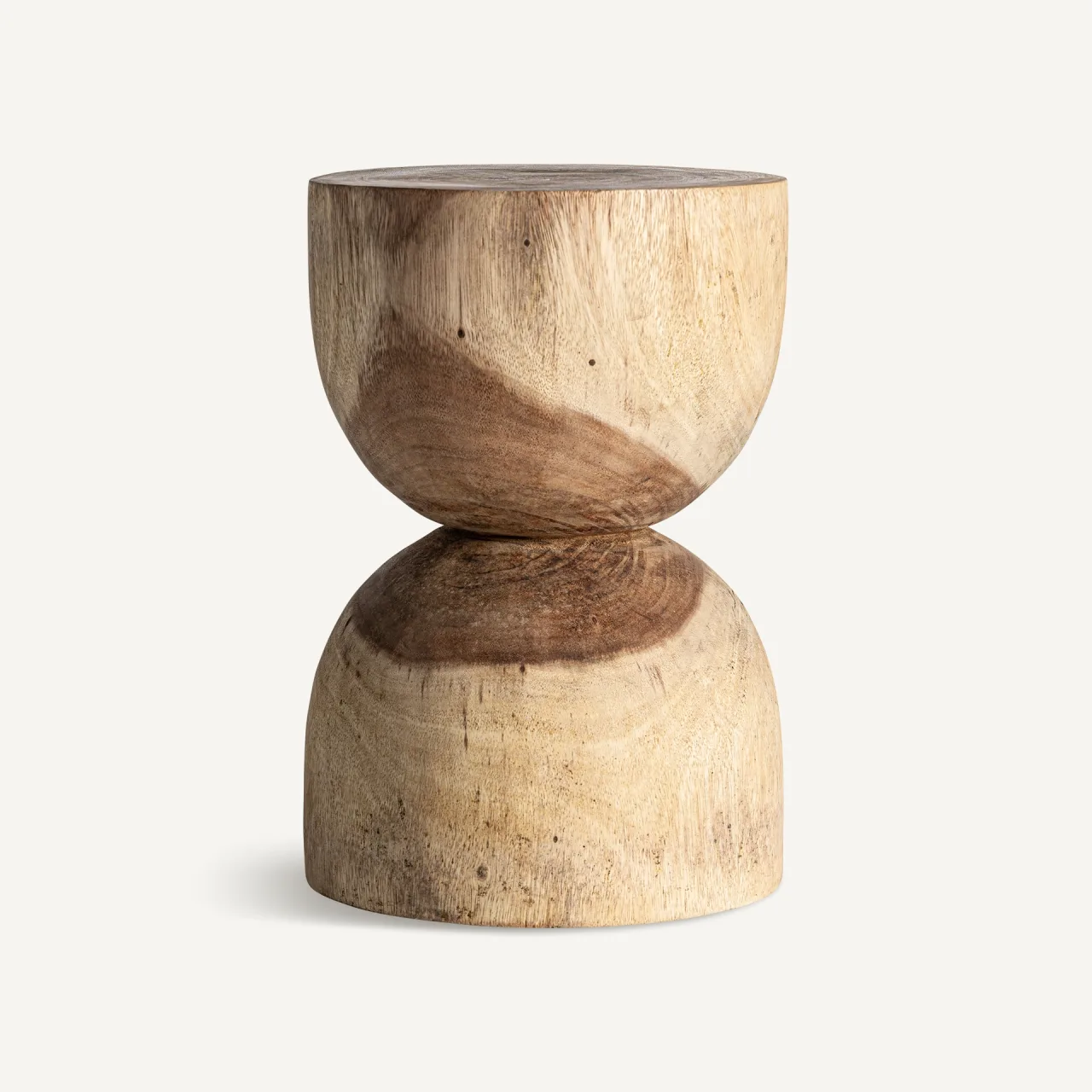 Table basse Rimini bois de suar marron 30 x 30 Vical Home