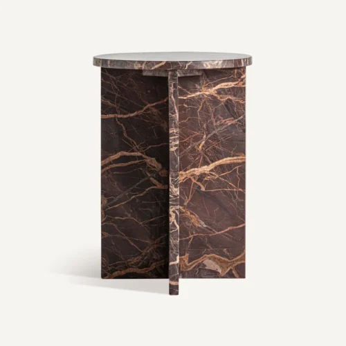 Table basse Ruskeala marbre foncé Vical Home