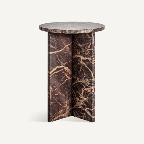 Table basse Ruskeala marbre foncé Vical Home — vue 2