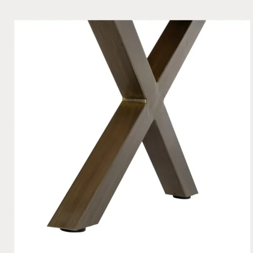 Table basse structure bois et métal Ixia 110 cm — vue 7