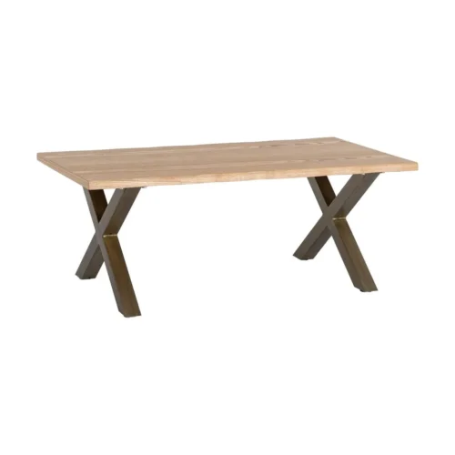 Table basse structure bois et métal Ixia 110 cm — vue 8
