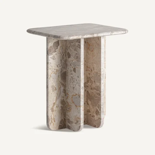 Table basse Swalmen marbre beige Vical Home — vue 2