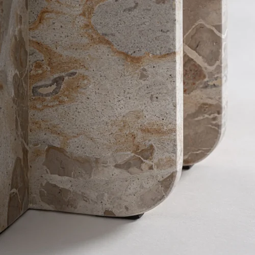 Table basse Swalmen marbre beige Vical Home — vue 4