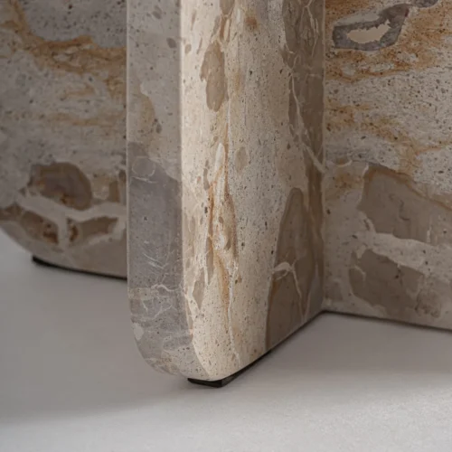 Table basse Swalmen marbre beige Vical Home — vue 5
