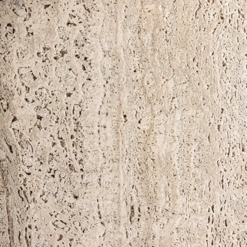 Table basse Theuville travertin beige mat 50 cm Vical Home — vue 5