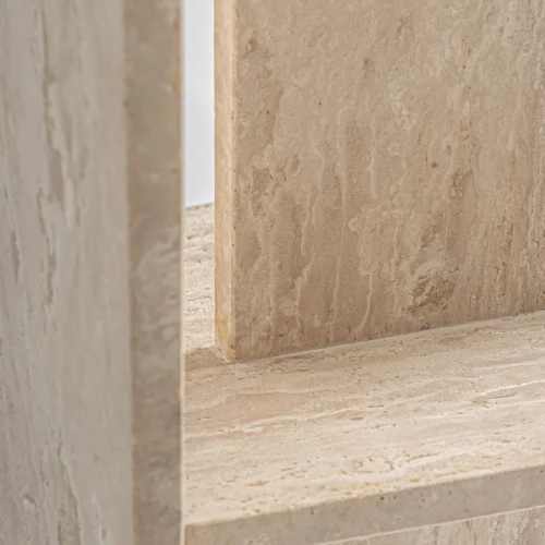 Table basse Thiennes travertin beige Vical Home — vue 3