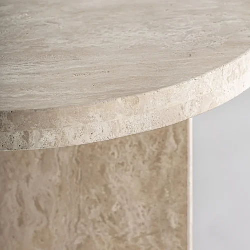 Table basse Thiennes travertin beige Vical Home — vue 5