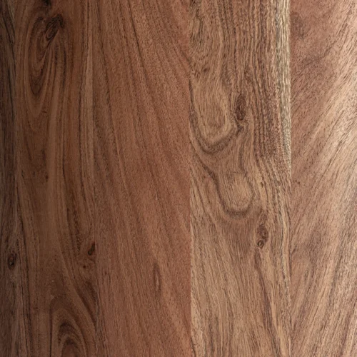 Table basse Tivoli deux niveaux travertin et bois Vical Home — vue 7