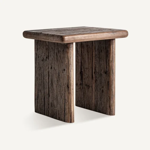 Table basse Toigne bois tropical vieilli Vical Home — vue 2