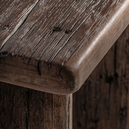 Table basse Toigne bois tropical vieilli Vical Home — vue 3