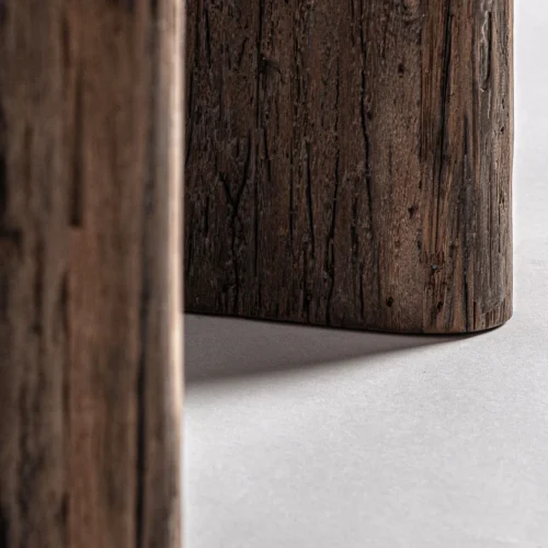 Table basse Toigne bois tropical vieilli Vical Home — vue 4