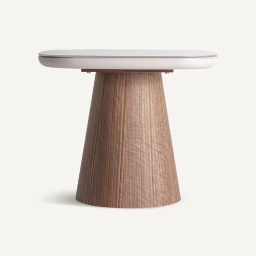 Table basse Torksey frêne et verre beige Vical Home