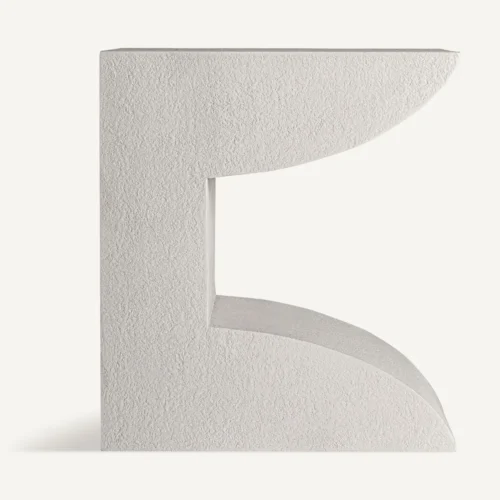 Table basse Trim ciment blanc cassé Vical Home
