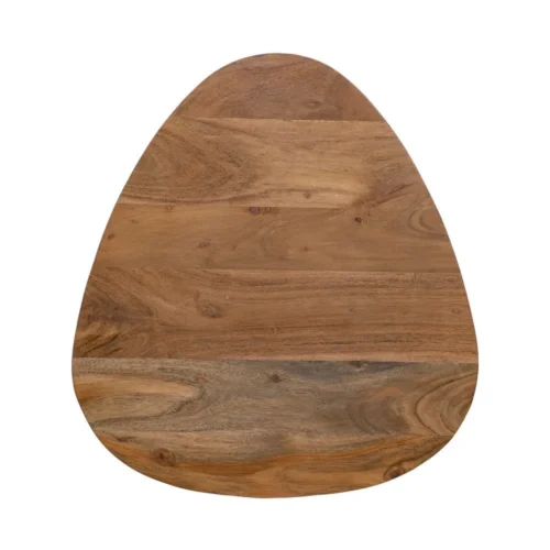 Table basse trio bois d'acacia et métal Ixia 86 cm — vue 10