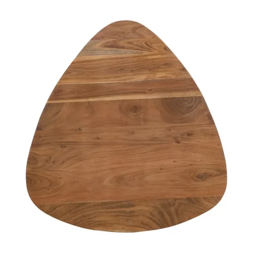 Table basse trio bois d'acacia et métal Ixia 86 cm — vue 9