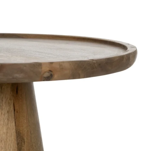 Table basse trio bois de manguier miel Ixia 46 cm — vue 8