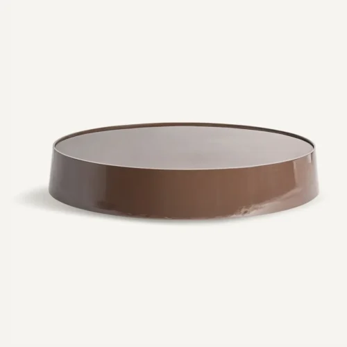 Table basse Trubia marron brillant Vical Home — vue 2