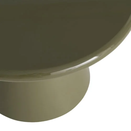 Table basse verte brillante Ixia 60 cm — vue 3