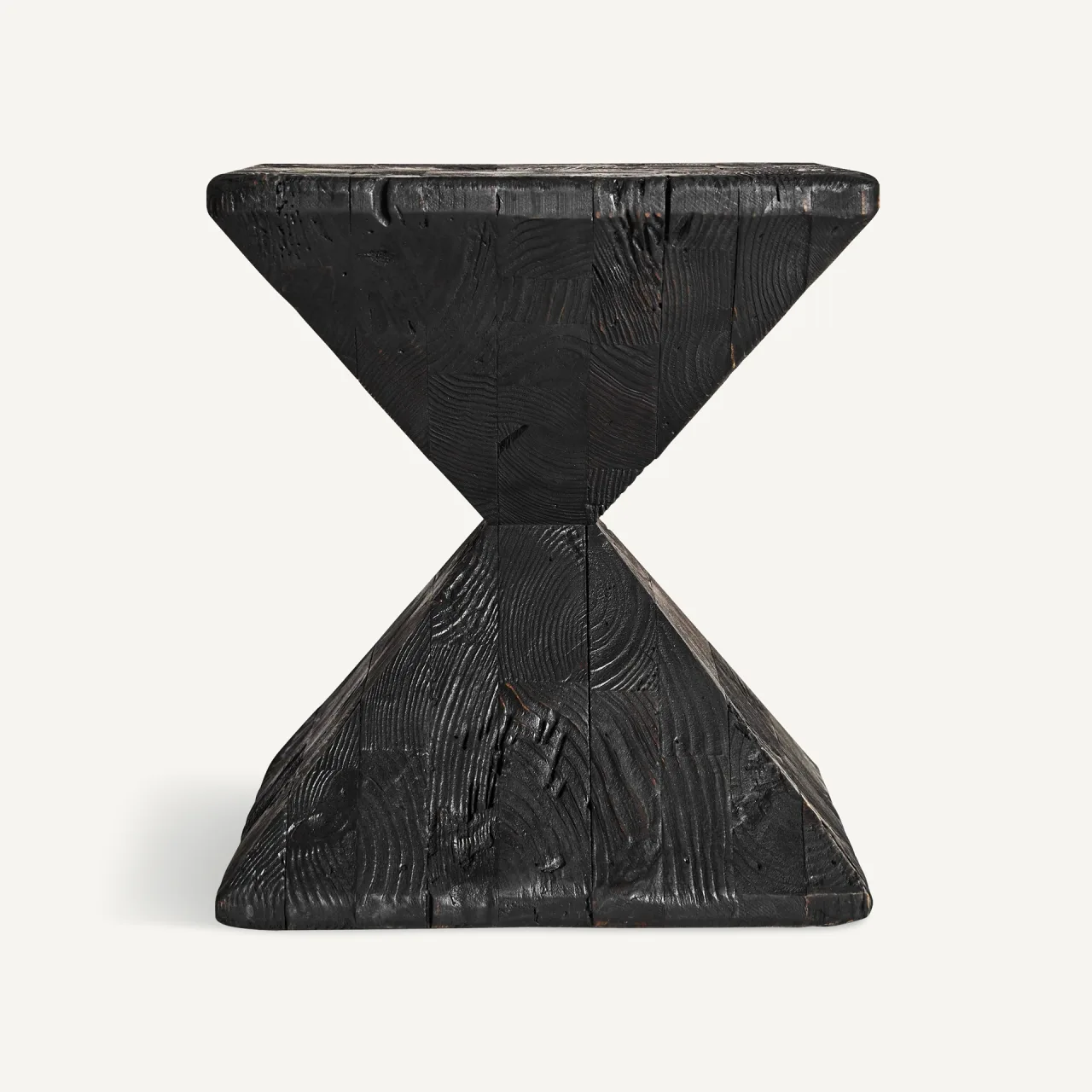 Table basse Vievy pin recyclé noir Vical Home