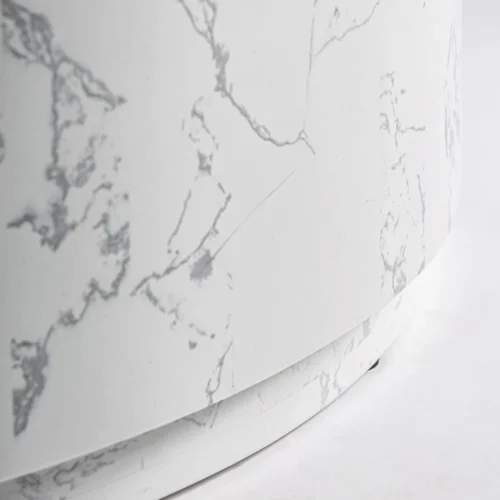 Table basse Vonnas pierre frittée blanche Vical Home — vue 5