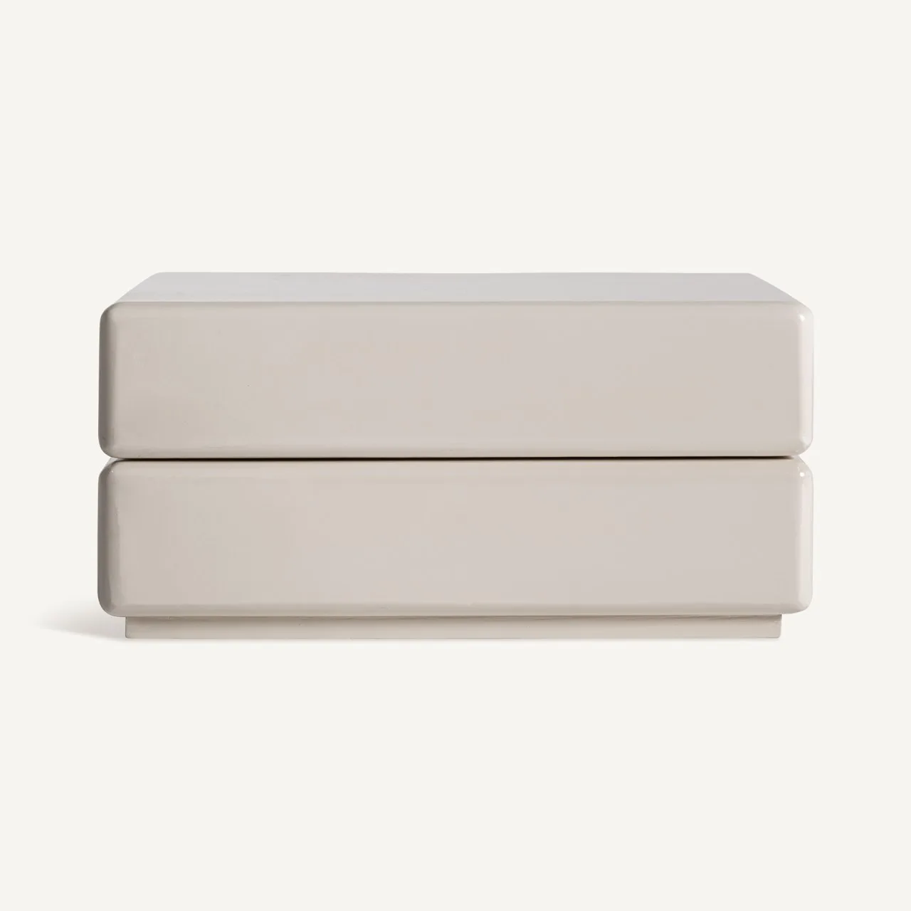 Table basse Whiel blanc cassé 60 x 60 Vical Home