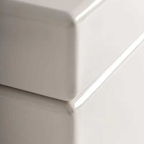 Table basse Whiel blanc cassé 60 x 60 Vical Home — vue 3