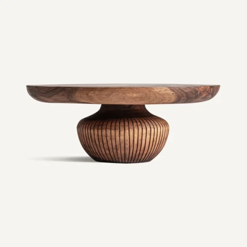 Table basse Zobue suar satiné 90 cm Vical Home